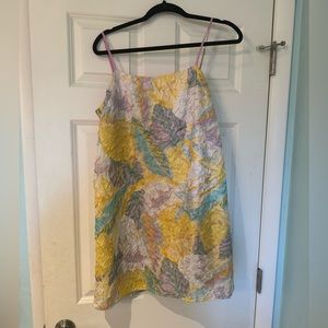 Urban Outfitters UO Cactus Rose Tie-Back Slip Dress